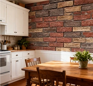 3D Foam Brick Wall Stickers Self-adhesive Soundproof Heat-insulating And Waterproof high quality