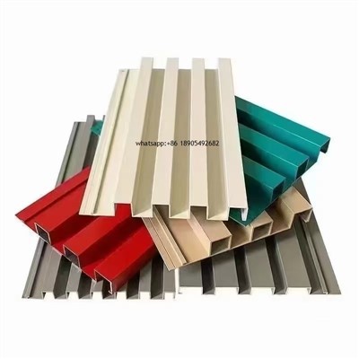 Aluminium fluted phab ntsa panels sab hauv