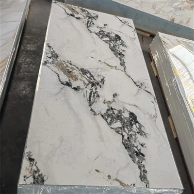 Siab zoo UV Marble cov ntawv nyeem rau TV keeb kwm tshuab tshuab